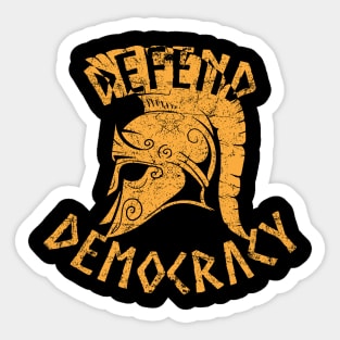 Defend Democracy Sticker